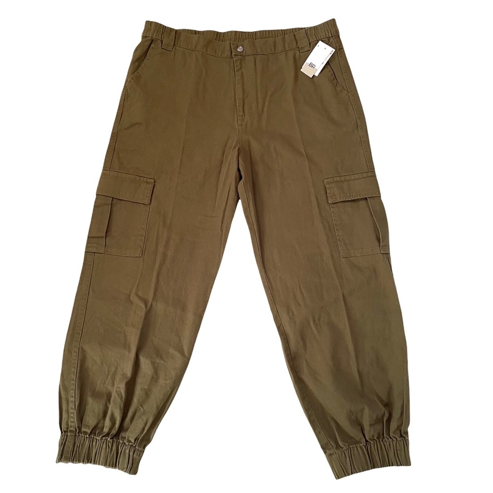 BP. Cargo Joggers Olive Denim Pockets NWT